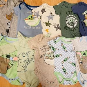 Star Wars Baby Clothing Lot